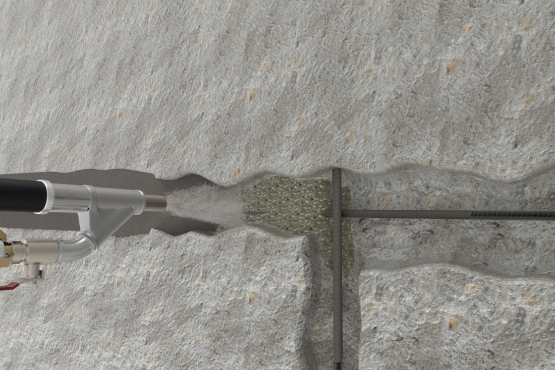 Как и чем заделать трещины в бетоне?